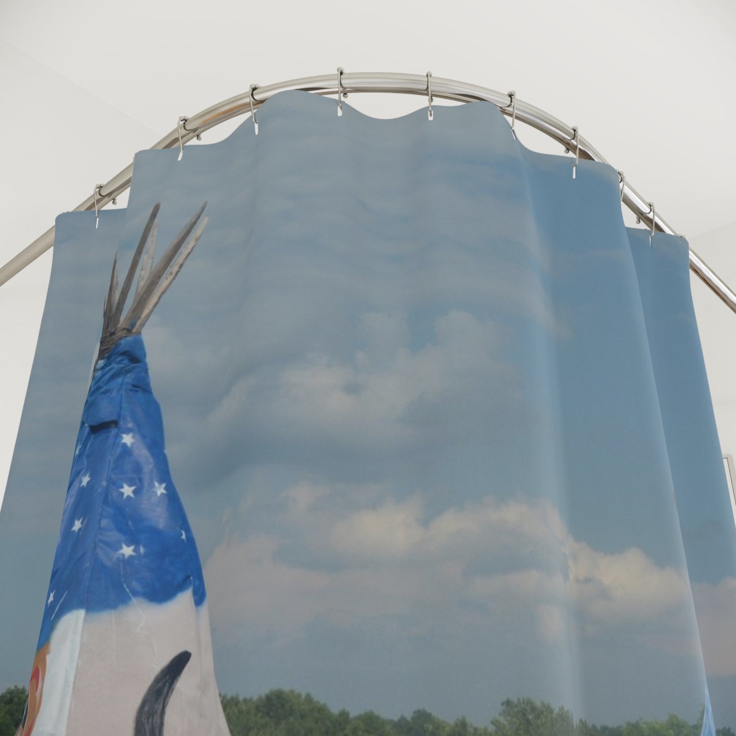 Tepee Shower Curtain | Home Decor | Bath decor