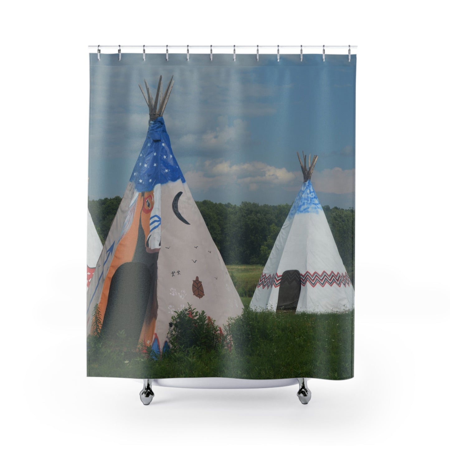 Tepee Shower Curtain | Home Decor | Bath decor