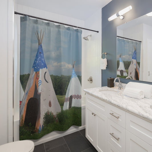 Tepee Shower Curtain | Home Decor | Bath decor