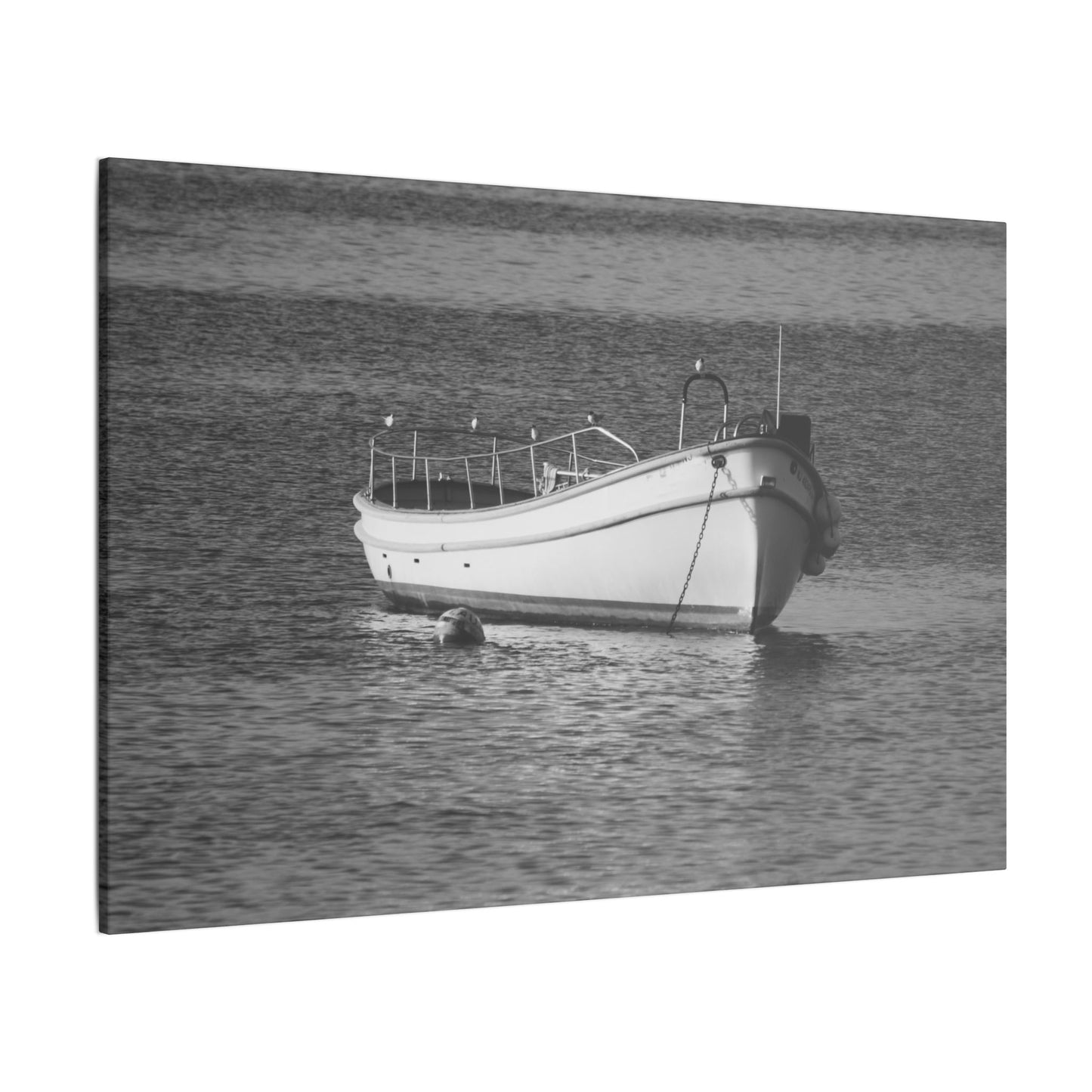 The Boat | Black and White Wall Art | Ocean View