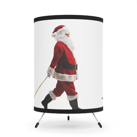 Santa Claus Tripod Lamp |  Holiday Decor | Christmas Decor