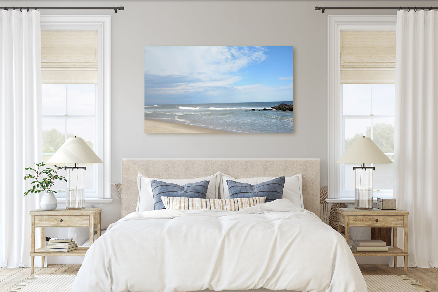 Beach View Canvas Gallery Wrap